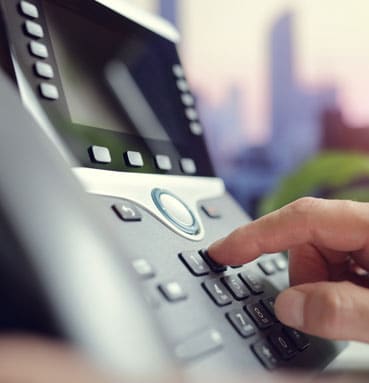 Business desk phone for office communications